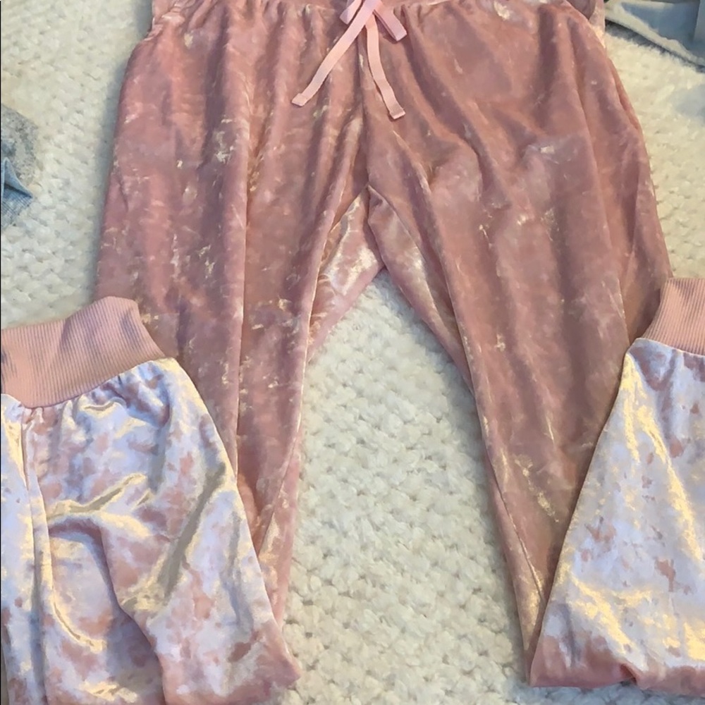 VELVET JOGGERS